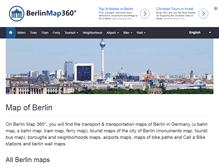 Tablet Screenshot of berlinmap360.com